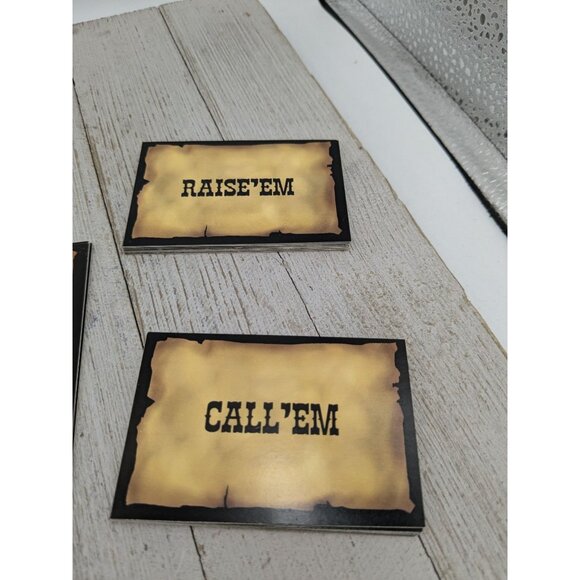 Hold'Em-opoly Poker Ed Game Replacement Cards Call'Em Raise'Em Flop Turn River - Picture 2 of 11